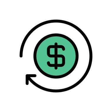 Web sitesi tasarımı ve masaüstü zarfları için dolar simgesi, geliştirme. premium paket.