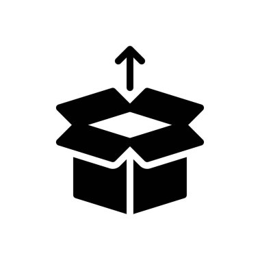 Web sitesi tasarımı ve masaüstü zarfları için kutu simgesi, geliştirme. premium paket.