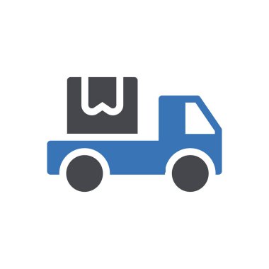 Web sitesi tasarımı ve masaüstü zarfları için dağıtım simgesi, geliştirme. premium paket.