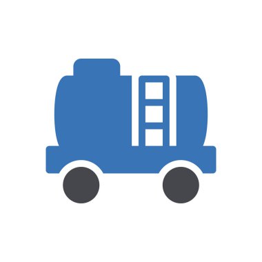 Web sitesi tasarımı ve masaüstü zarfları için konteyner simgesi, geliştirme. premium paket.