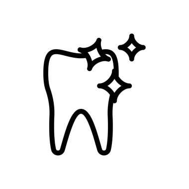 Web sitesi tasarımı ve masaüstü zarfları için diş simgesi, geliştirme. premium paket.