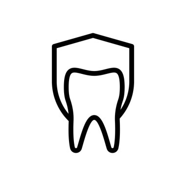 Web sitesi tasarımı ve masaüstü zarfları için diş simgesi, geliştirme. premium paket.