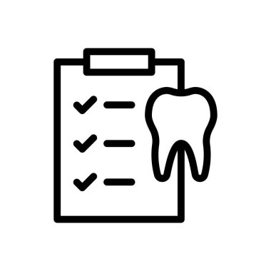 Web sitesi tasarımı ve masaüstü zarfları için dişçi simgesi. premium paket.