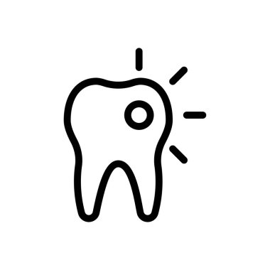 Web sitesi tasarımı ve masaüstü zarfları için diş simgesi, geliştirme. premium paket.