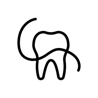 Web sitesi tasarımı ve masaüstü zarfları için diş simgesi, geliştirme. premium paket.