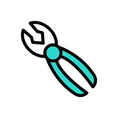 plier Simgesi web sitesi tasarımı ve masaüstü zarfları için, geliştirme. premium paket.