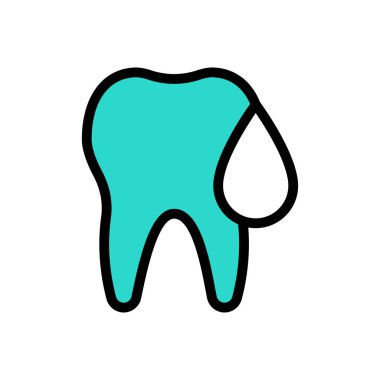 Web sitesi tasarımı ve masaüstü zarfları için diş simgesi, geliştirme. premium paket.