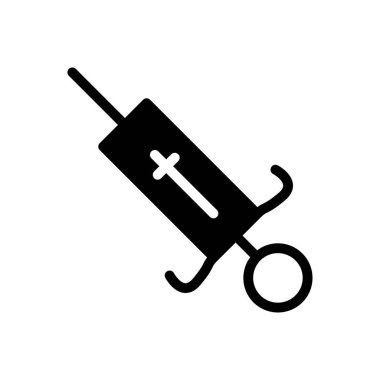 Web sitesi tasarımı ve masaüstü zarfları için enjeksiyon simgesi, geliştirme. premium paket.