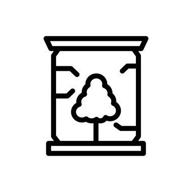 Web sitesi tasarımı ve masaüstü zarfları için ağaç simgesi, geliştirme. premium paket.