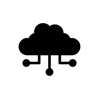 Web sitesi tasarımı ve masaüstü zarfları için bulut simgesi, geliştirme. premium paket.