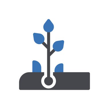 Web sitesi tasarımı ve masaüstü zarfları için bitki simgesi, geliştirme. premium paket.