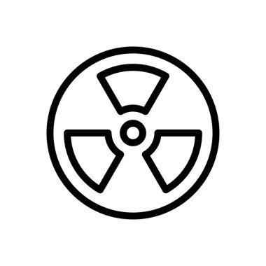 Web sitesi tasarımı ve masaüstü zarfları için nükleer simge, geliştirme. Premium paketi.