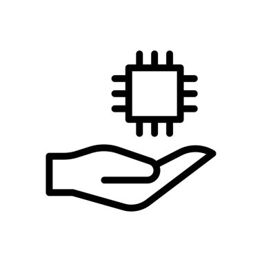 çip Simgesi web sitesi tasarımı ve masaüstü zarfları için, geliştirme. premium paket.