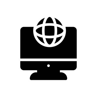 Web sitesi tasarımı ve masaüstü zarfları için internet simgesi, geliştirme. premium paket.