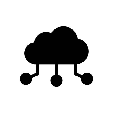 Web sitesi tasarımı ve masaüstü zarfları için bulut simgesi, geliştirme. premium paket.