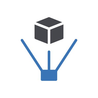 hologram  Icon for website design and desktop envelopment, development. premium pack.