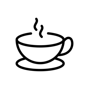 Web sitesi tasarımı ve masaüstü zarfları için kahve simgesi, geliştirme. premium paket.