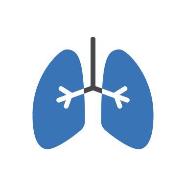 Ciğerler web sitesi tasarımı ve masaüstü zarfları için ikon, geliştirme. premium paket.