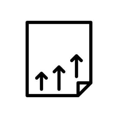 Web sitesi tasarımı ve masaüstü zarfları için rapor simgesi, geliştirme. premium paket.