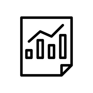 Web sitesi tasarımı ve masaüstü zarfları için rapor simgesi, geliştirme. premium paket.