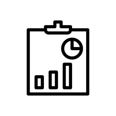 Web sitesi tasarımı ve masaüstü zarfları için rapor simgesi, geliştirme. premium paket.