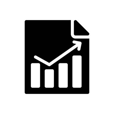 Web sitesi tasarımı ve masaüstü zarfları için rapor simgesi, geliştirme. premium paket.