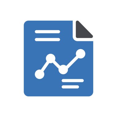 Web sitesi tasarımı ve masaüstü zarfları için rapor simgesi, geliştirme. premium paket.