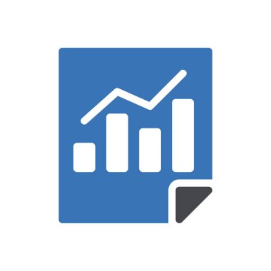 Web sitesi tasarımı ve masaüstü zarfları için rapor simgesi, geliştirme. premium paket.