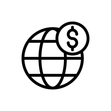 Web sitesi tasarımı ve masaüstü zarfları için dolar simgesi, geliştirme. premium paket.