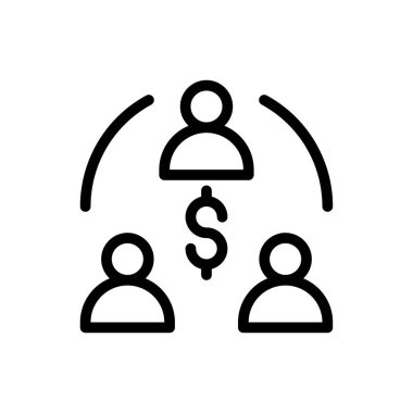 Web sitesi tasarımı ve masaüstü zarfları için dolar simgesi, geliştirme. premium paket.