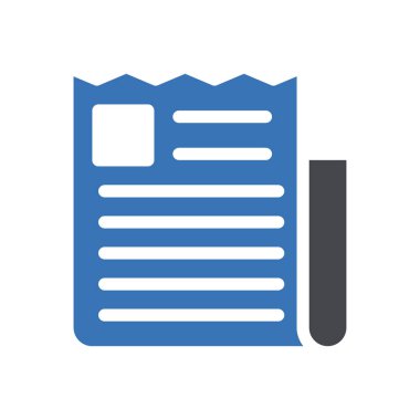 receipt  Icon for website design and desktop envelopment, development. premium pack.