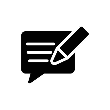 Web sitesi tasarımı ve masaüstü zarfları için geri bildirim simgesi, geliştirme. premium paket.