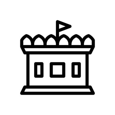 Web sitesi tasarımı ve masaüstü zarfları için sirk simgesi. premium paket.