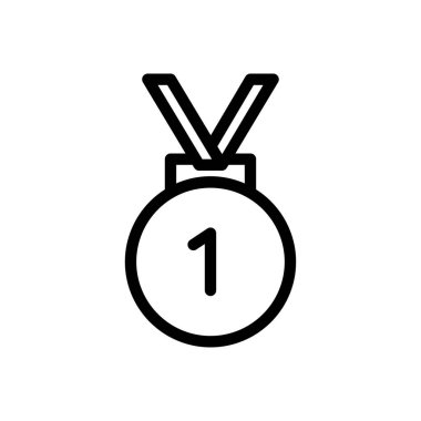 Web sitesi tasarımı ve masaüstü zarfları için madalya ikonu. premium paket.