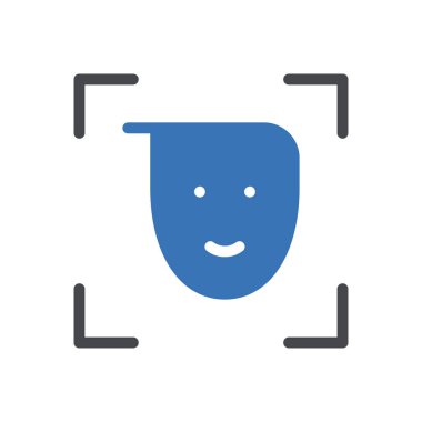 Web sitesi tasarımı ve masaüstü zarfları için yüz simgesi, geliştirme. premium paket.