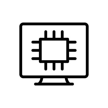 çip Simgesi web sitesi tasarımı ve masaüstü zarfları için, geliştirme. premium paket.