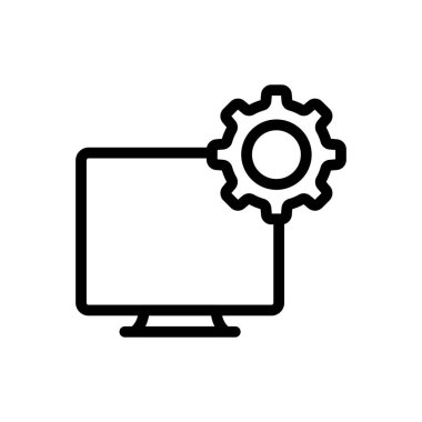 Web sitesi tasarımı ve masaüstü zarfları için ekran simgesi, geliştirme. premium paket.