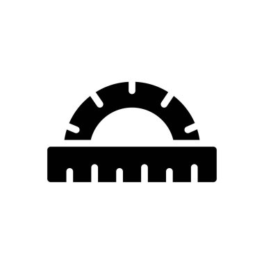 Web sitesi tasarımı ve masaüstü zarfları için açıölçer simgesi, geliştirme. premium paket.