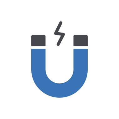 Web sitesi tasarımı ve masaüstü zarfları için mıknatıs simgesi, geliştirme. premium paket.