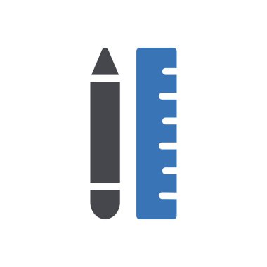 Web sitesi tasarımı ve masaüstü zarfları için simge ölç, geliştirme. premium paket.