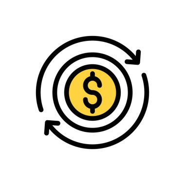 Web sitesi tasarımı ve masaüstü zarfları için dolar simgesi, geliştirme. premium paket.