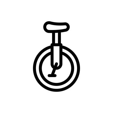 Web sitesi tasarımı ve masaüstü zarfları için tek tekerlekli bisiklet Simgesi, geliştirme. premium paket.