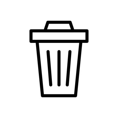 Web sitesi tasarımı ve masaüstü zarfları için çöp kutusu simgesi, geliştirme. Premium paketi.