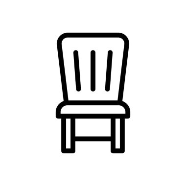 Web sitesi tasarımı ve masaüstü zarfları için sandalye simgesi, geliştirme. premium paket.