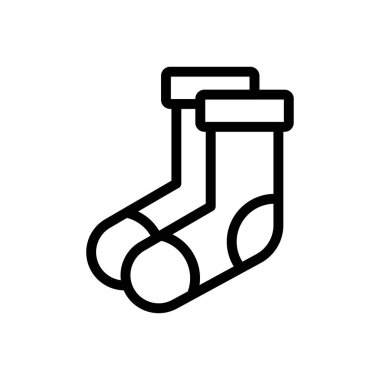 İnternet sitesi tasarımı ve masaüstü zarfları için çorap simgesi, geliştirme. Premium paketi.