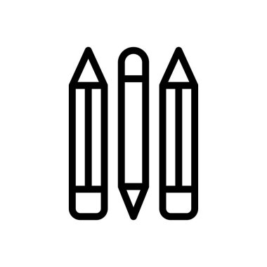 Web sitesi tasarımı ve masaüstü zarfları için kalem simgesi, geliştirme. premium paket.