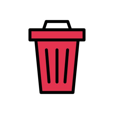 Web sitesi tasarımı ve masaüstü zarfları için çöp kutusu simgesi, geliştirme. Premium paketi.