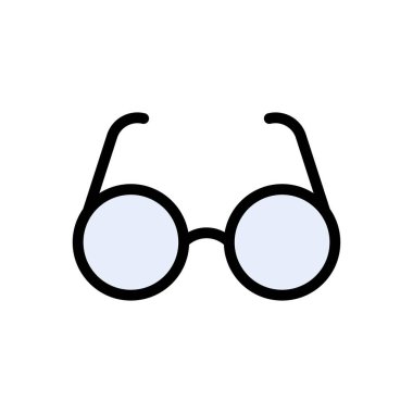 Web sitesi tasarımı ve masaüstü zarfları için gözlük simgesi, geliştirme. premium paket.