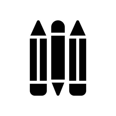 Web sitesi tasarımı ve masaüstü zarfları için kalem simgesi, geliştirme. premium paket.