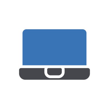 Web sitesi tasarımı ve masaüstü zarfları için dizüstü simgesi, geliştirme. premium paket.